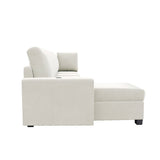 Freely Combinable L-Shape Sectional Sofa Couch with Chaise Lounge, 3 Colors
