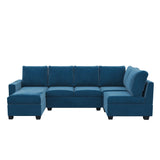 Freely Combinable L-Shape Sectional Sofa Couch with Chaise Lounge, 3 Colors