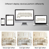 Freely Combinable L-Shape Sectional Sofa Couch with Chaise Lounge, 3 Colors