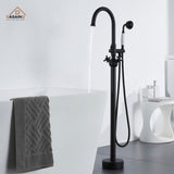 Freestanding 2-Handles Bathtub Faucet with Hand Shower