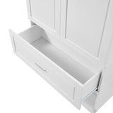 Freestanding Bathroom Storage Cabinet with Adjustable Shelf, Doors and Drawers