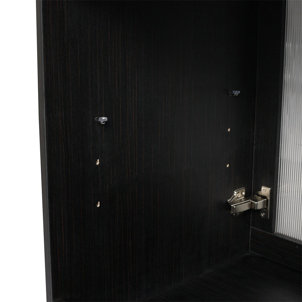 Freestanding Bathroom Vanity Plywood w/ Ceramic Sink,Soft Closing Door