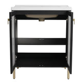 Freestanding Bathroom Vanity Plywood w/ Ceramic Sink,Soft Closing Door