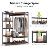 Freestanding Closet Organizer with Shelves