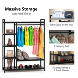 Freestanding Closet Organizer with Shelves