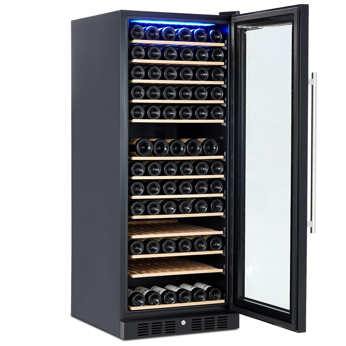 Freestanding Compressor Wine Cooler Refrigerator w/Lock