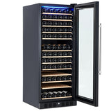 Freestanding Compressor Wine Cooler Refrigerator w/Lock
