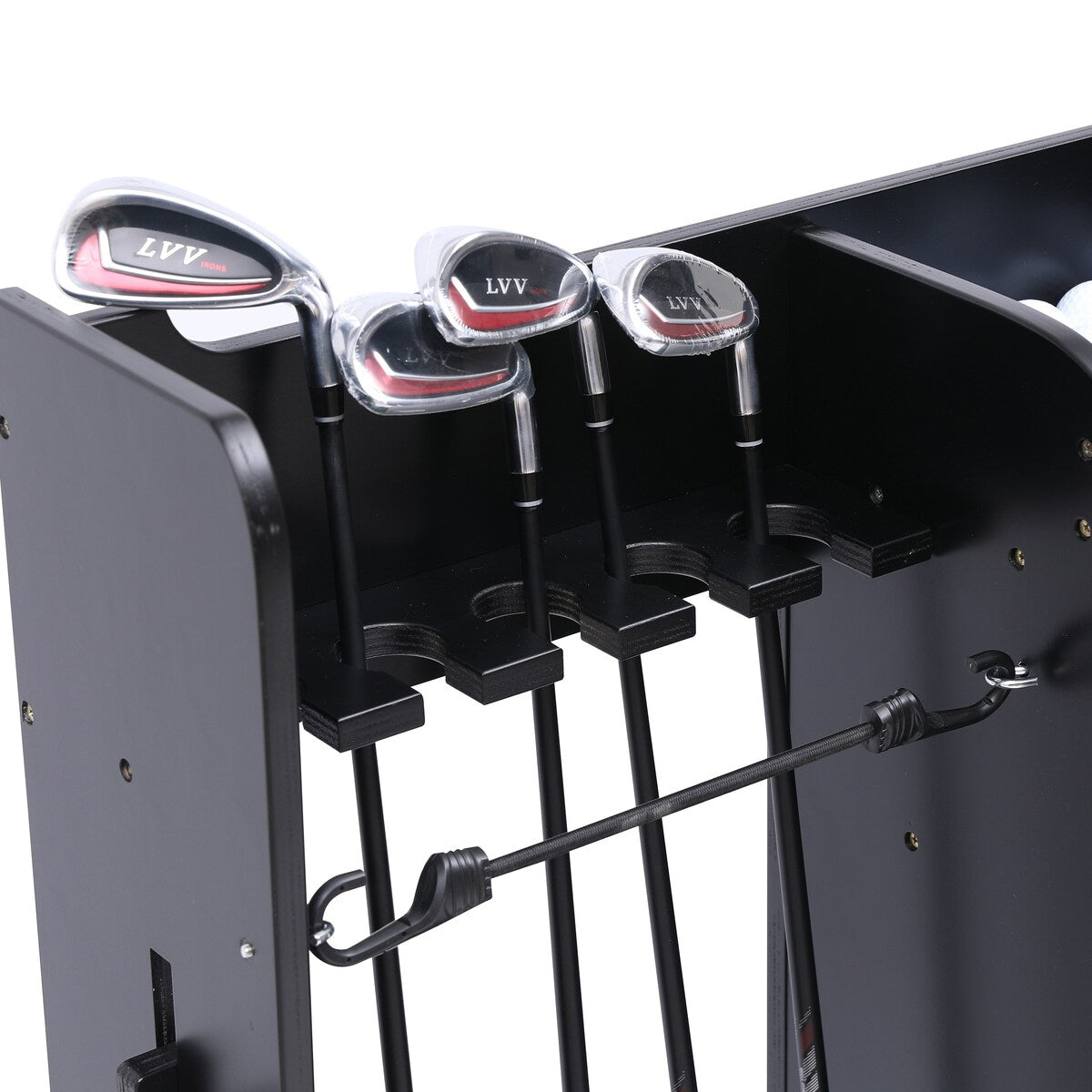 Freestanding Sports Rack Equipment Garage Organizer Golf Sport Storage - N/A