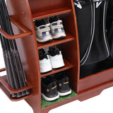 Freestanding Sports Rack Equipment Garage Organizer Golf Sport Storage - N/A