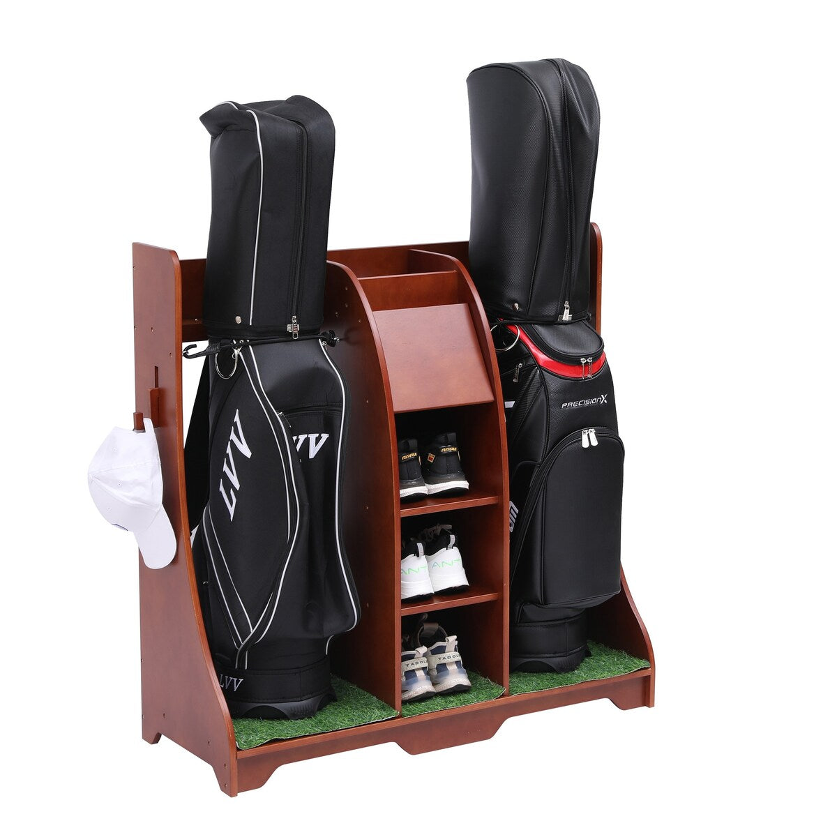 Freestanding Sports Rack Equipment Garage Organizer Golf Sport Storage - N/A