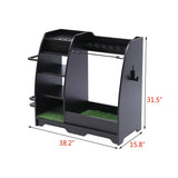 Freestanding Sports Rack Equipment Garage Organizer Golf Sport Storage - N/A
