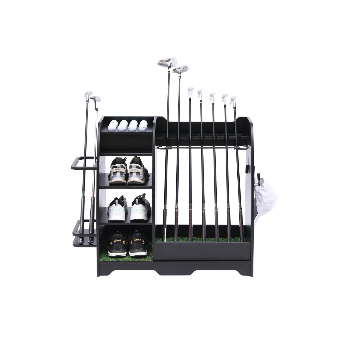 Freestanding Sports Rack Equipment Garage Organizer Golf Sport Storage - N/A