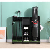 Freestanding Sports Rack Equipment Garage Organizer Golf Sport Storage - N/A