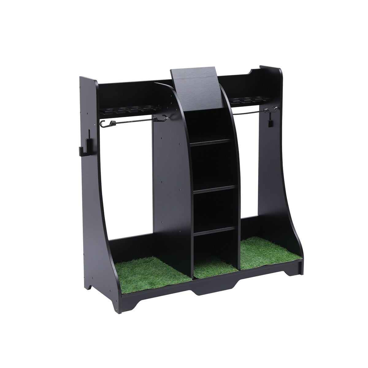 Freestanding Sports Rack Equipment Garage Organizer Golf Sport Storage - N/A