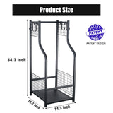 Freestanding Sports Rack Equipment Garage Organizer Golf Sport Storage
