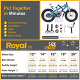 Freestyle Kids Bike 12 Inch Bicycle for Boys Girls Ages 3-9 Years, Multiple Colors