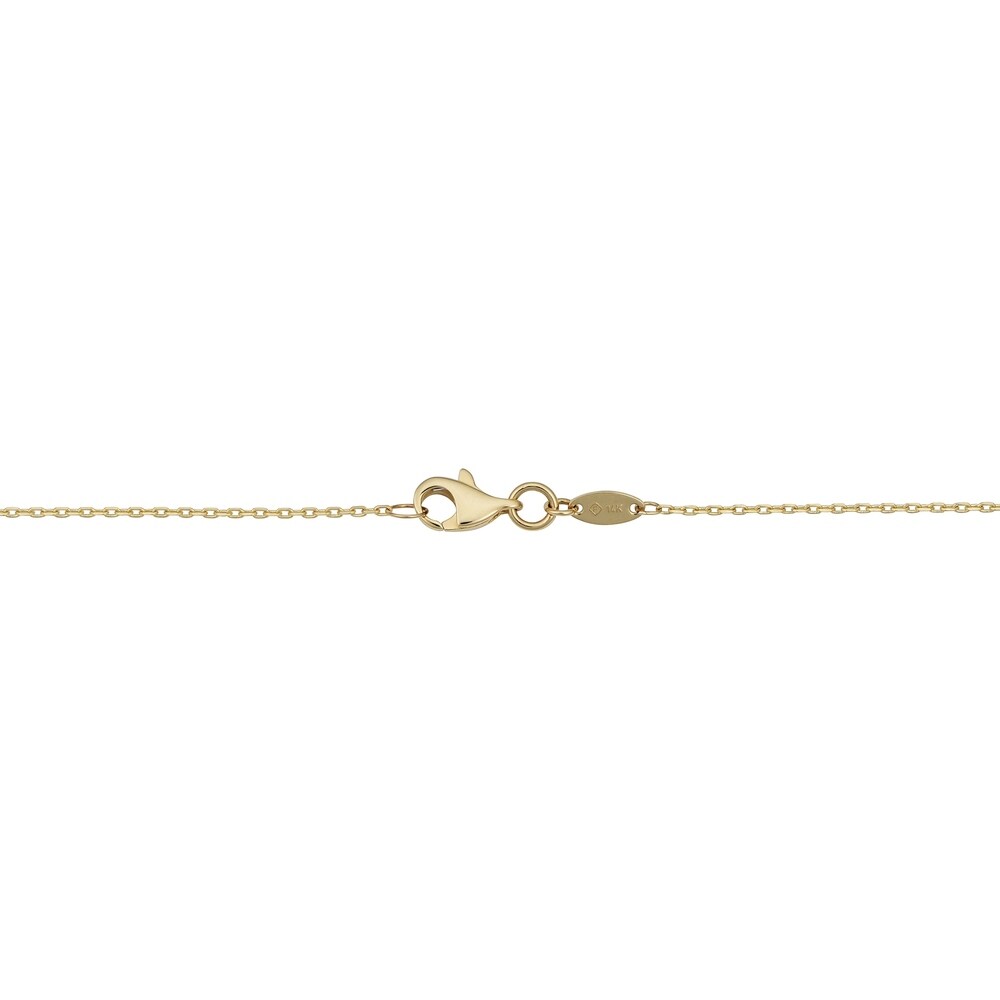 Fremada 14k Gold Beads and Disc Station Necklace (yellow gold or rose gold)