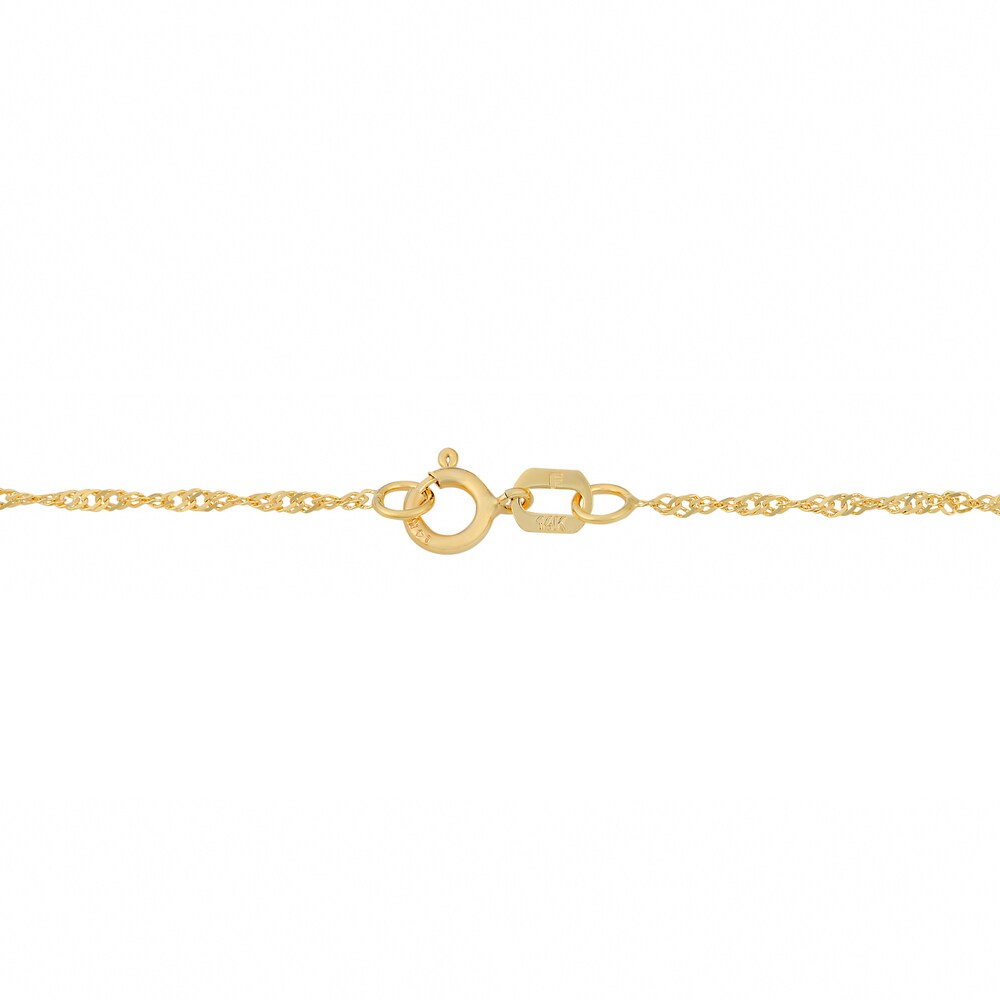 Fremada 14k Yellow Gold Singapore Chain Necklace