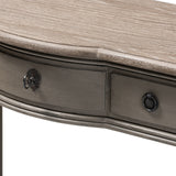 French Country Gray Finished 1-Drawer Wood Console Table