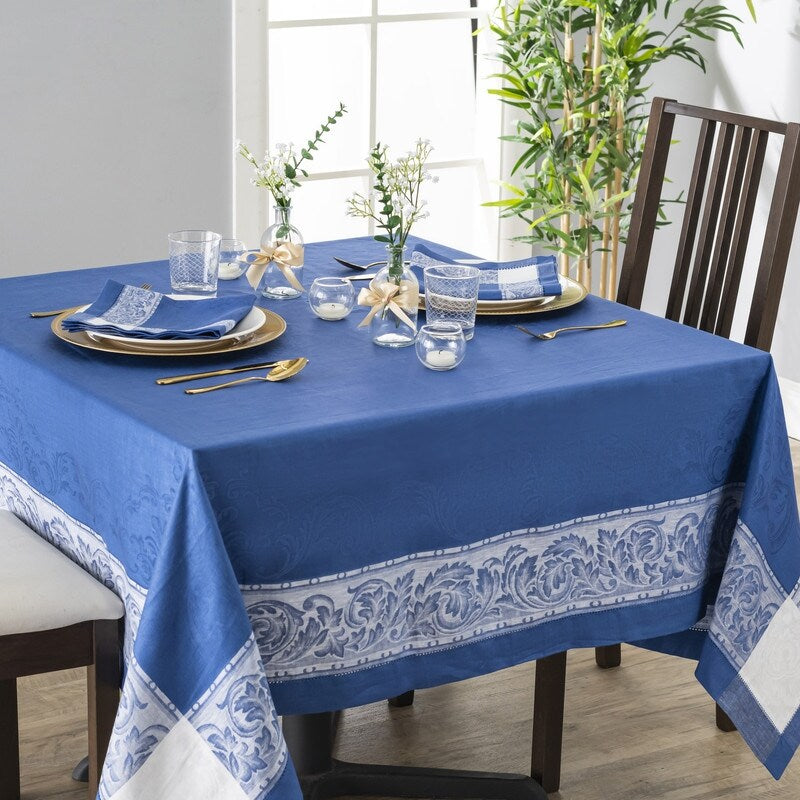 French Home Linen Set of 6 Paris Napkins - French Blue