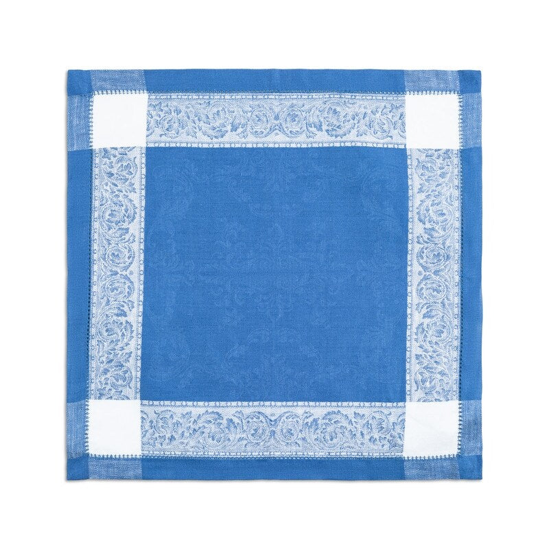 French Home Linen Set of 6 Paris Napkins - French Blue
