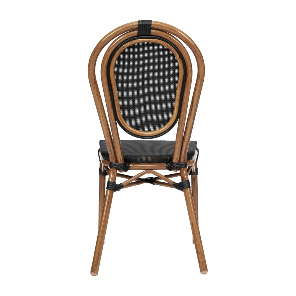 Stacking Bistro Chairs with Metal Frames
