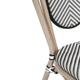 Stacking Bistro Chairs with Metal Frames