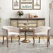 French Vintage Upholstered Accent Chair for Living Room