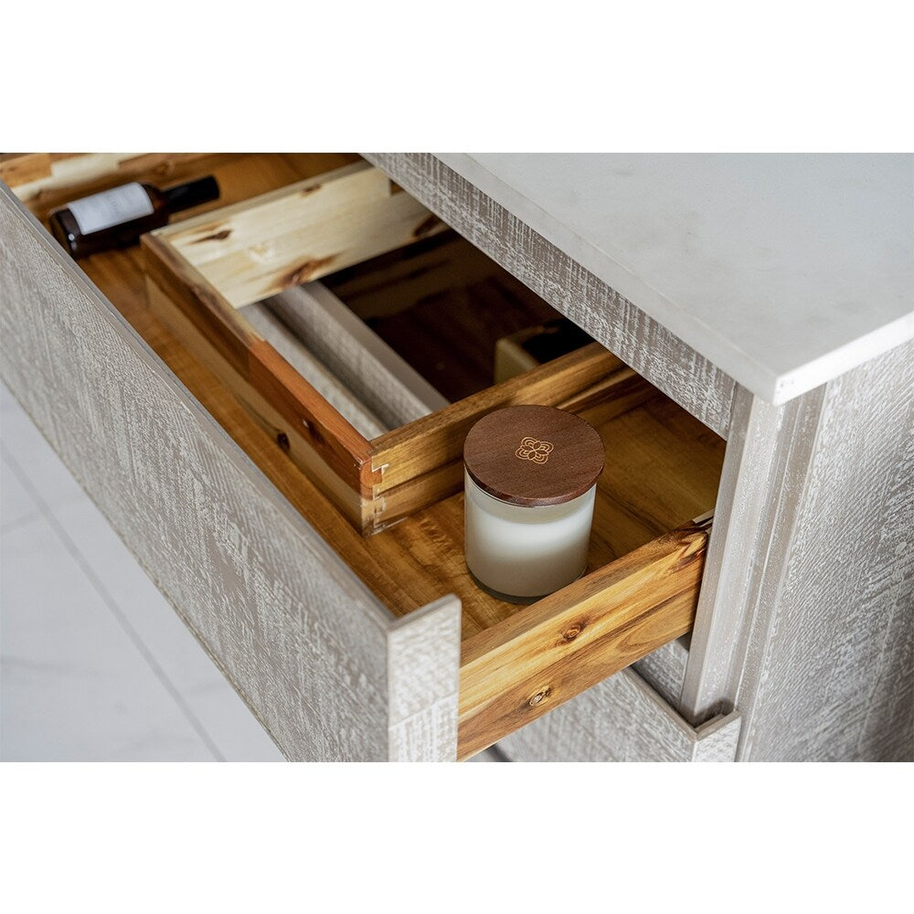 Fresca Formosa 60" Double Sink Bathroom Cabinet w/ Top & Sinks in Ash - 60