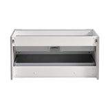 Fresca Tuscany 36" Glossy Gray Wall Hung Modern Bathroom Cabinet
