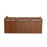 Fresca Vista 48" Teak Wall Hung Modern Bathroom Cabinet - N/A