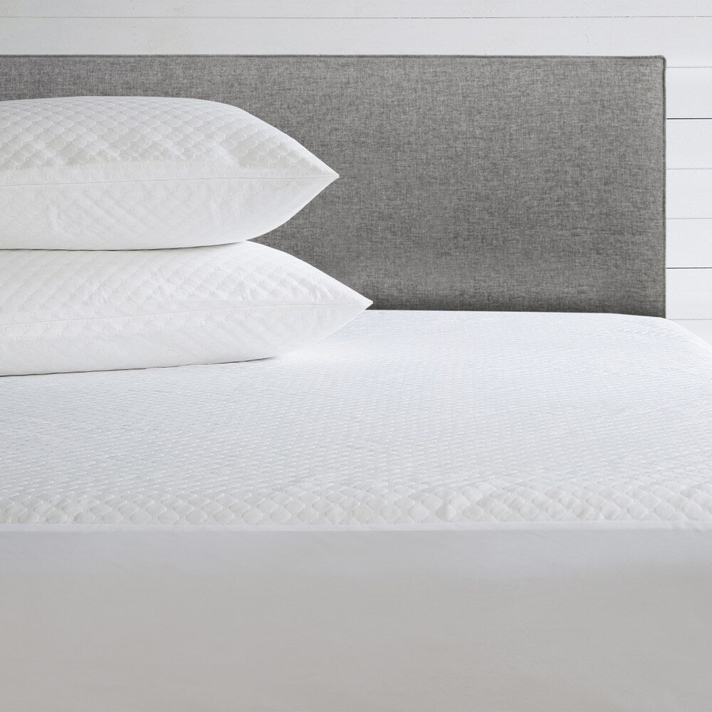 Fresh Ideas All-In-One Comfort Top Pillow Protectors with Bed Bug Blocker 2-Pack, Standard/Queen