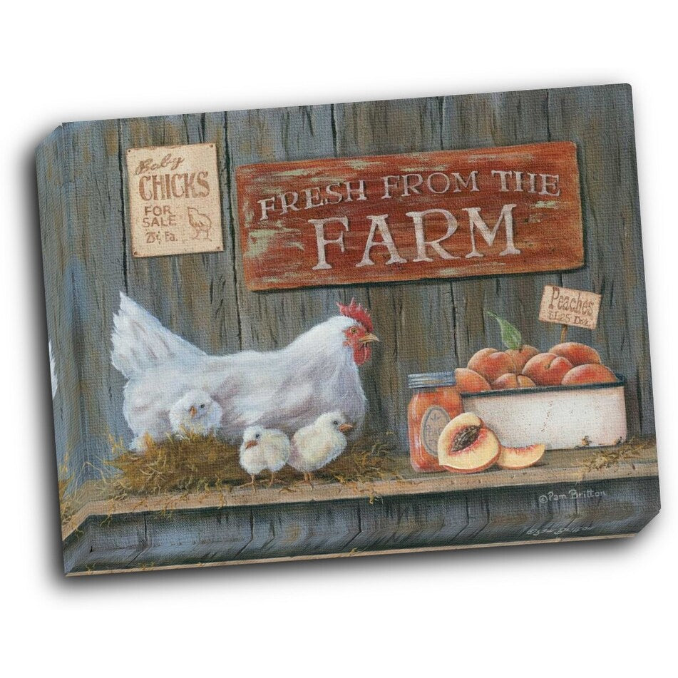 Fresh from the Farm 20x16 Gallery Wrapped Stretched Canvas