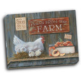 Fresh from the Farm 20x16 Gallery Wrapped Stretched Canvas