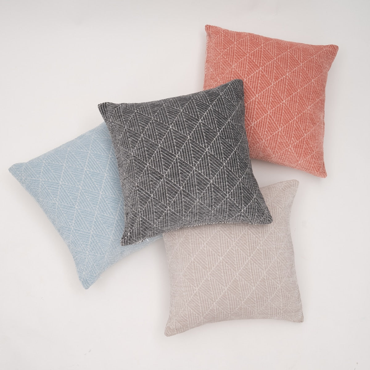 Freshmint Anke Woven Geometric Pillow