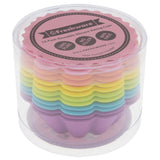 Freshware 12-pack Silicone Flower Reusable Cupcake and Muffin Baking Cup