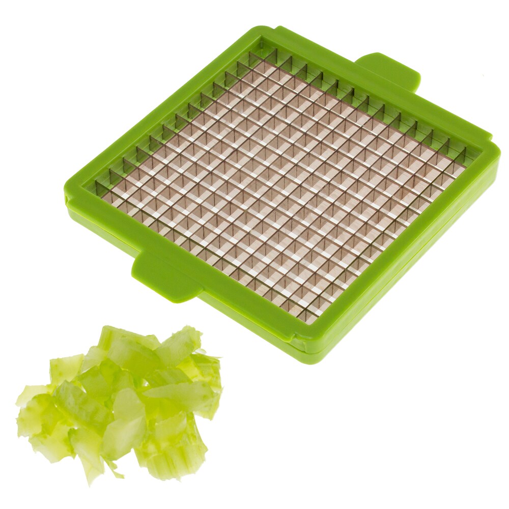 Freshware 3-in-1 Light Green Onion, Vegetable, Fruit, and Cheese Chopper