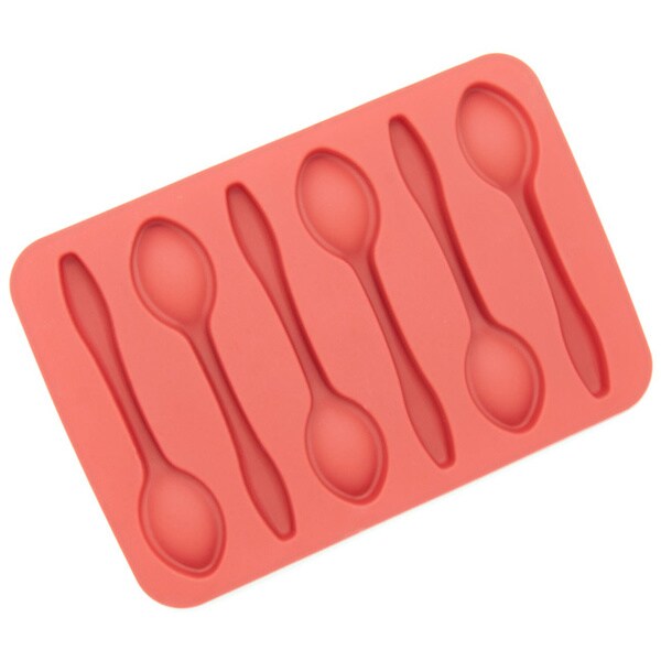Freshware 6-cavity Spoon Chocolate/ Candy Silicone Mold
