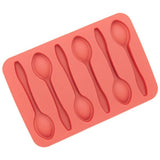 Freshware 6-cavity Spoon Chocolate/ Candy Silicone Mold