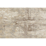 Frida Distressed Abstract Watercolor Accent Rug, Latte Tan/Gray