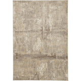 Frida Distressed Abstract Watercolor Accent Rug, Latte Tan/Gray