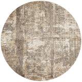 Frida Distressed Abstract Watercolor Accent Rug, Latte Tan/Gray