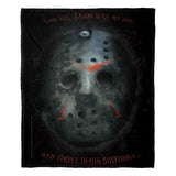 Warner Brothers Friday the 13th Today Is His Birthday Silk Touch Throw Blanket