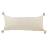Sevita Fringe Festival Raspberry Color Block Throw Pillow