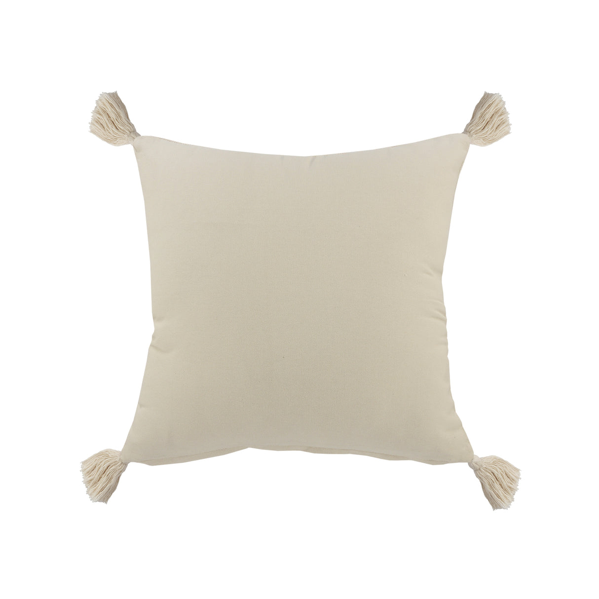 Sevita Fringe Festival Raspberry Color Block Throw Pillow
