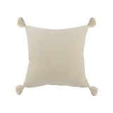 Sevita Fringe Festival Raspberry Color Block Throw Pillow