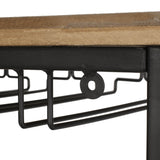 Fritsche Modern Industrial 15 Bottle Floor Wine Rack by Christopher Knight Home