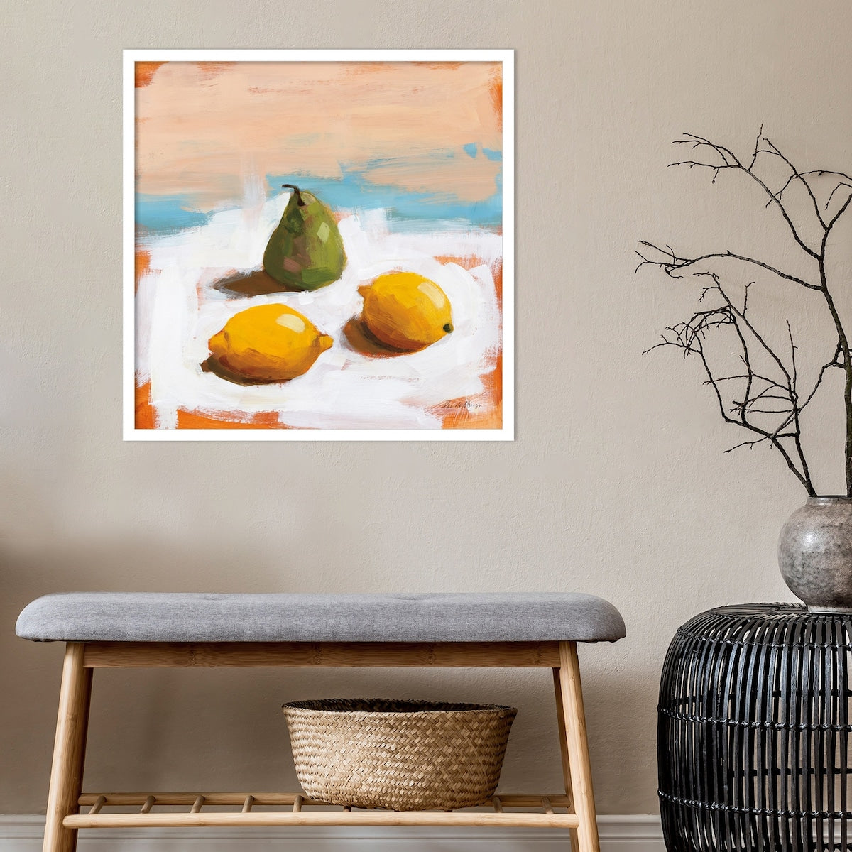 Fruit and Cheer II by Pamela Munger Framed Wall Art Print