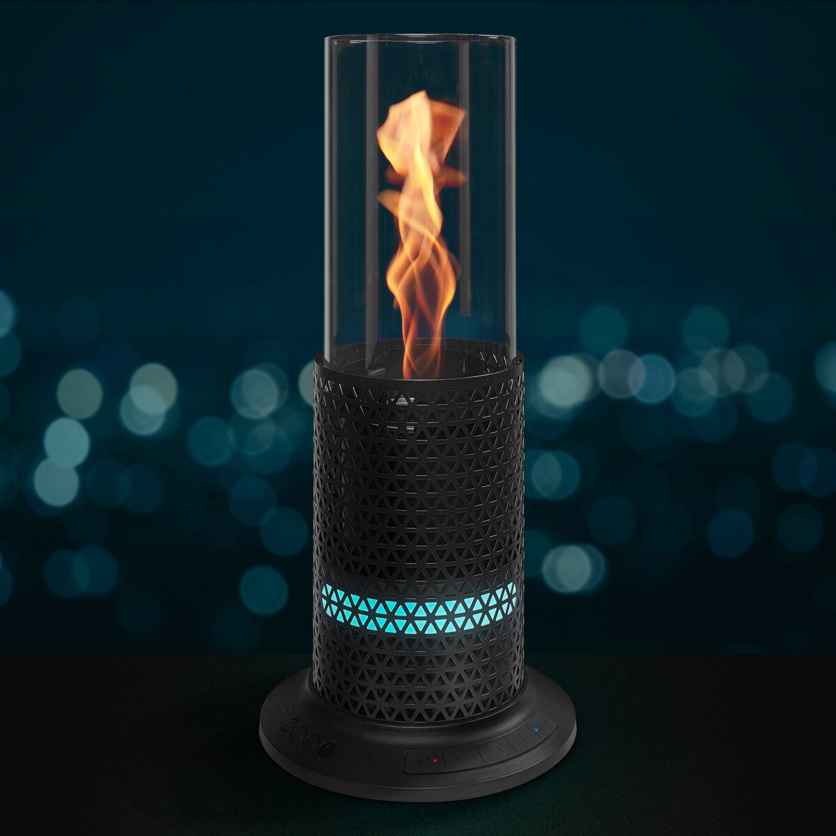 Fugoo Inferno Indoor/Outdoor Bluetooth Speaker with Flame and glass top - N/A
