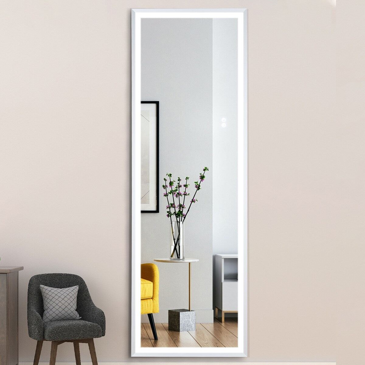 Full Body LED Mirror Luminous Bathroom Mirror Barber Shop Hotel